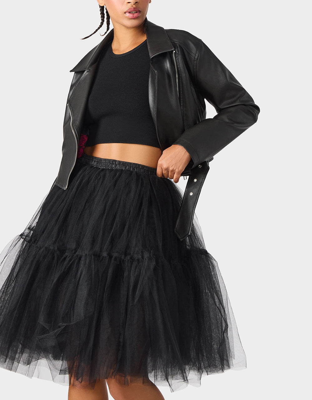 REBEL ROSE JACKET BLACK - Image 4
