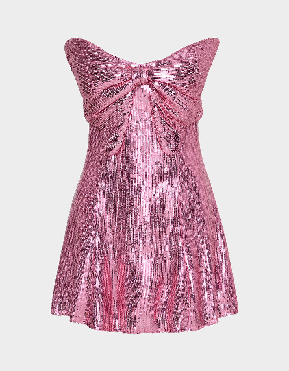 SEQUIN BOW DRESS PINK SEQUIN - Image 2