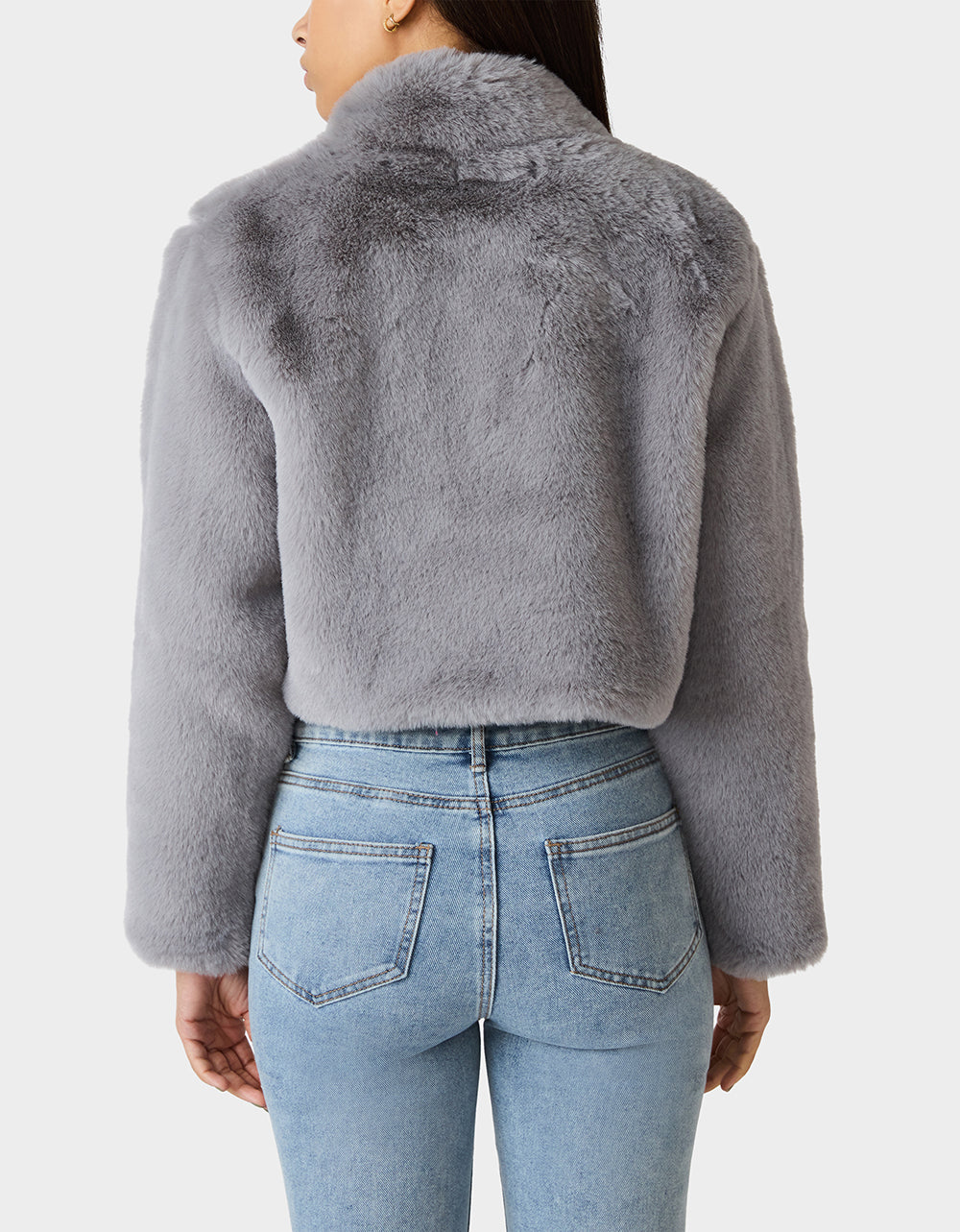 MISTY LUXE FAUX FUR GREY - Image 6