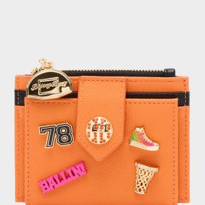 DONT BLOCK ME BIFOLD WALLET ORANGE