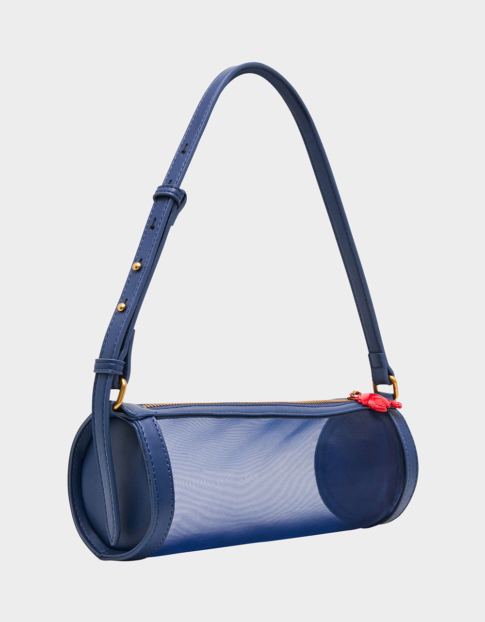 PINCH MOI SMALL MESH BARREL NAVY - Image 2