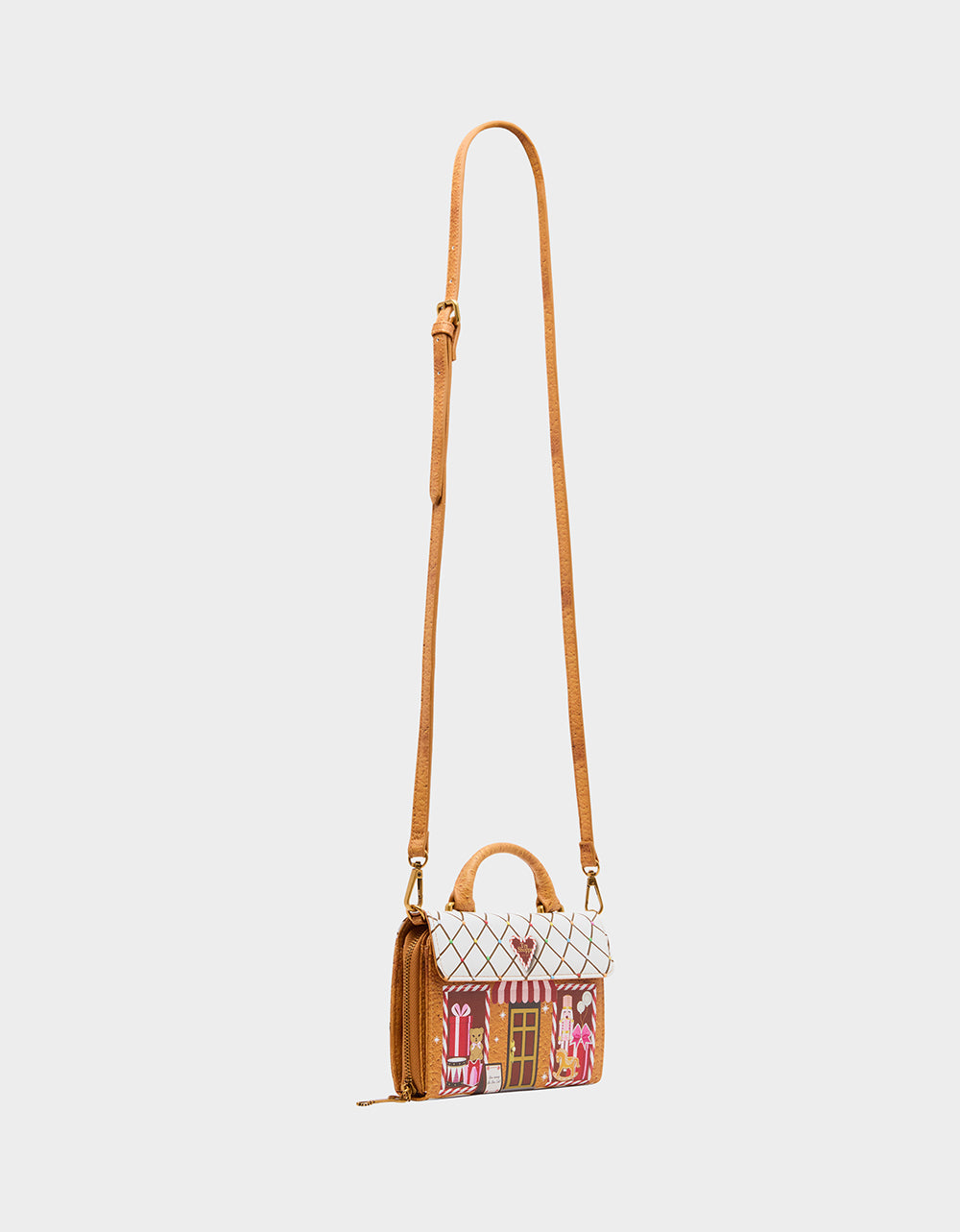TREAT ME RIGHT WALLET ON CHAIN BROWN - Image 2
