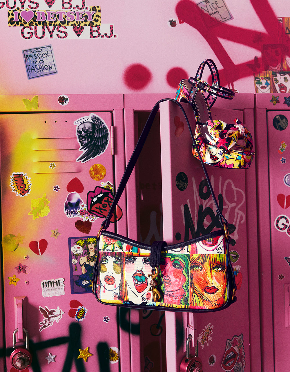 FACES SHOULDER BAG MULTI - Image 8
